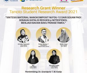 Prestasi Mahasiswa pada Tanoto Student Research Award 2021