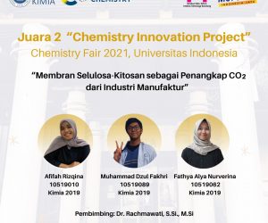 Prestasi Mahasiswa pada “Chemistry Innovation Project”