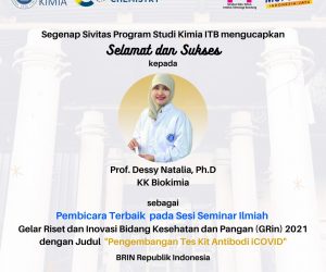 Selamat Kepada Prof. Dessy Natalia, Ph.D