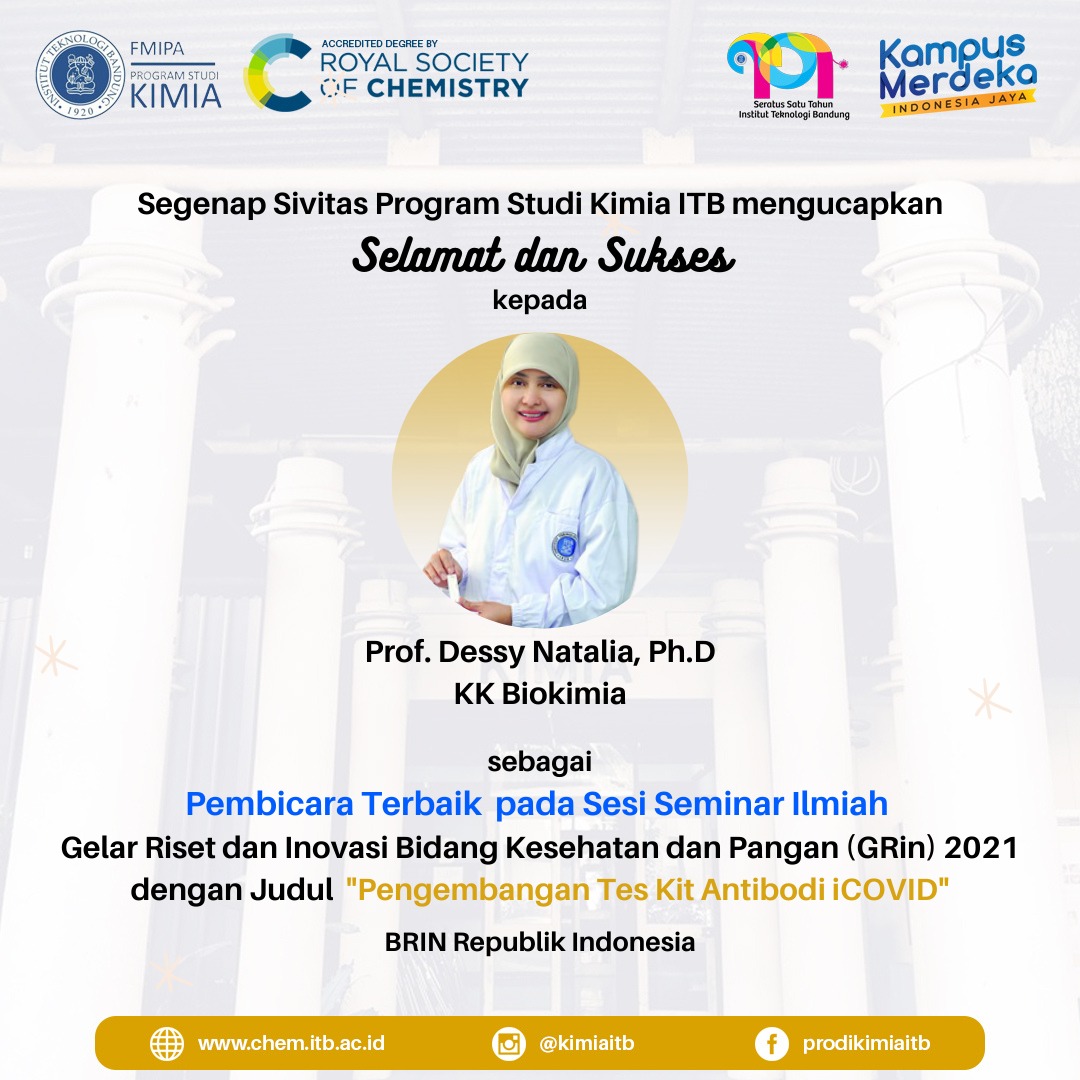 Selamat Kepada Prof. Dessy Natalia, Ph.D