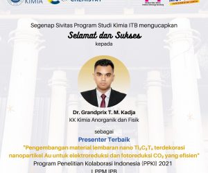 Selamat Kepada Dr. Granprix T.M. Kadja