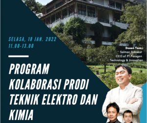 Program Kolaborasi Prodi Teknik Elektro dan Kimia