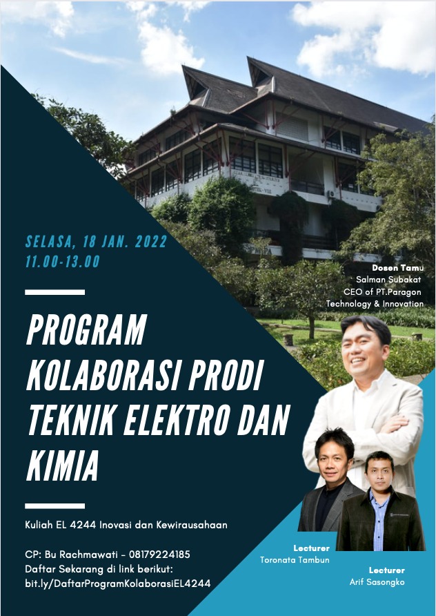 Program Kolaborasi Prodi Teknik Elektro dan Kimia