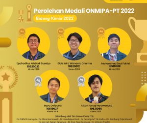 Selamat Kepada Mahasiswa Kimia Finalis ONMIPA – PT 2022