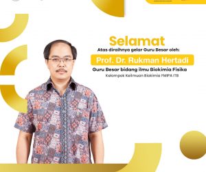 Selamat Kepada Prof. Rukman Hertadi