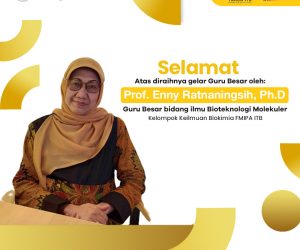 Selamat Kepada Prof. Enny Ratnaningsih, Ph.D.