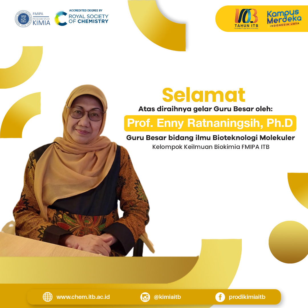 Selamat Kepada Prof. Enny Ratnaningsih, Ph.D.