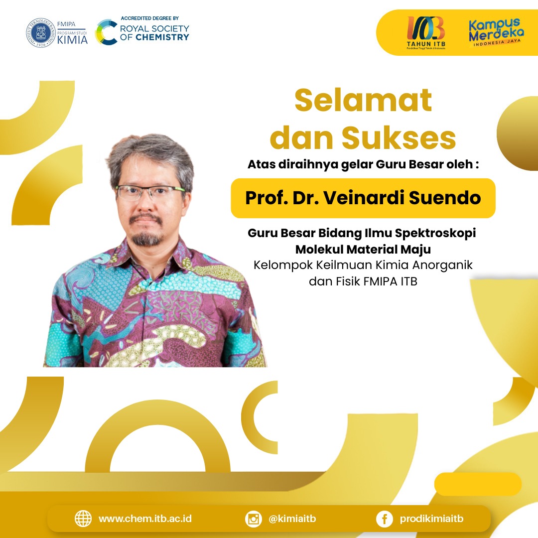 Selamat dan Sukses Prof. Dr. Veinardi Suendo
