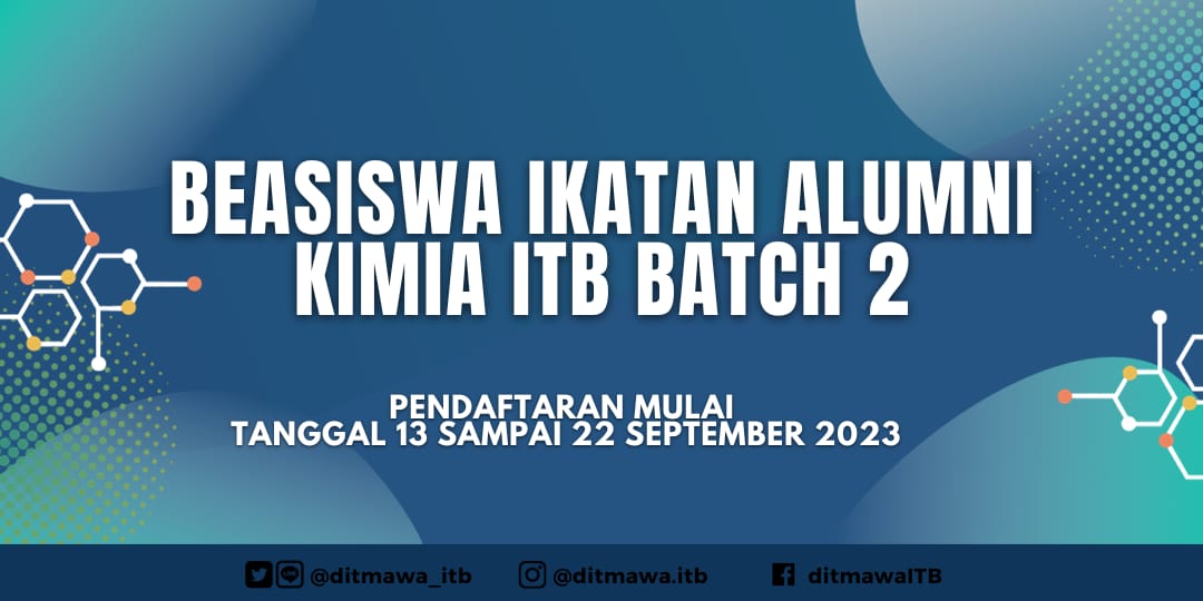 Beasiswa Ikatan Alumni Kimia ITB Batch 2