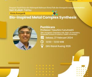 Guest Lecture Series: “Bio-inspired Metal Complex Synthesis”