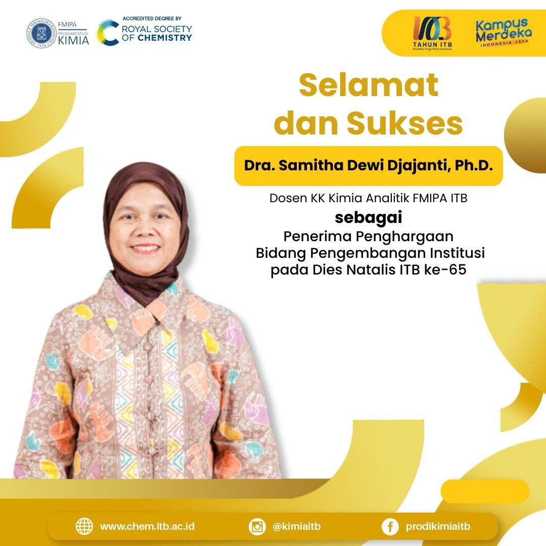 Selamat dan Sukses kepada Dra. Samitha Dewi Djajanti, Ph.D.!